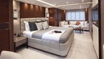 Aft VIP Stateroom aboard Imperial Princess yacht